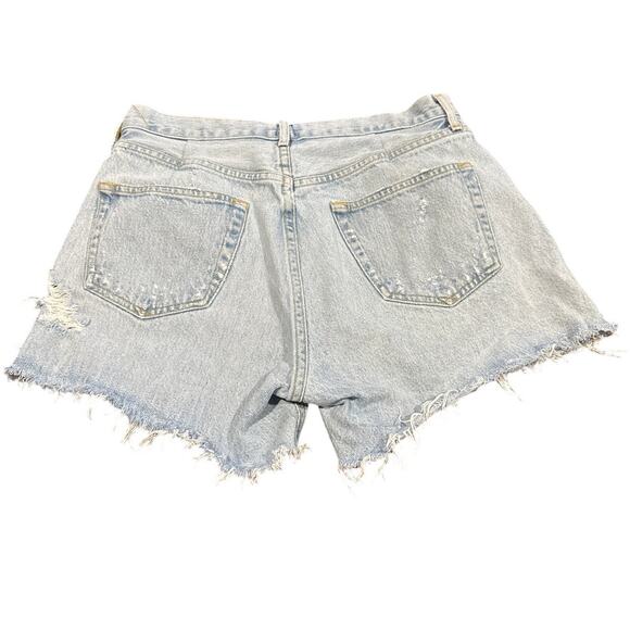AGOLDE Parker Vintage Cut Off Short In Swapmeet Distressed SIZE 27 - Picture 2 of 5
